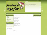 forellenhof-kiefer.de Webseite Vorschau