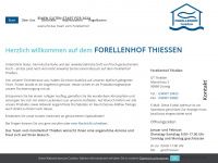 forellenhof-thiessen.de Webseite Vorschau
