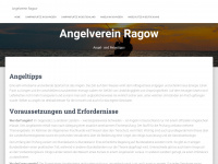 angelverein-ragow.de Webseite Vorschau