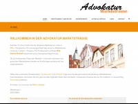 advokatur-marktstrasse.de Webseite Vorschau
