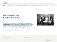 kanzlei-hess.ch Webseite Vorschau