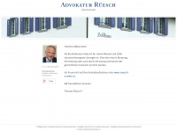 advokatur-rueesch.ch Webseite Vorschau
