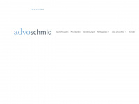 advoschmid.ch Webseite Vorschau
