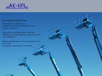 ae-lift.de Webseite Vorschau