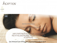 aegyptos.ch Webseite Vorschau