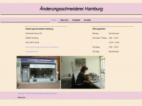 aenderungsschneiderei-hamburg.de Webseite Vorschau