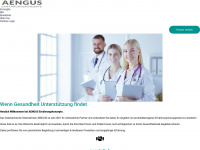 aengus.at Webseite Vorschau