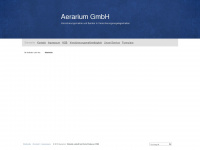aerarium.at Webseite Vorschau