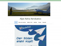 aerobatics.at Webseite Vorschau