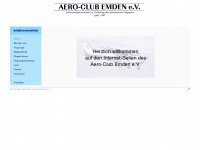 aeroclub-emden.de Webseite Vorschau