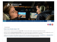 aeroclub-geneve.ch Webseite Vorschau