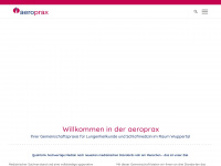aeroprax.de Webseite Vorschau