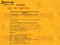 aeroscale.de Webseite Vorschau