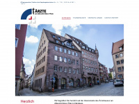 aerzte-albrecht-duerer-platz.de Webseite Vorschau
