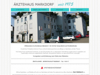 aerztehaus-markdorf.de Webseite Vorschau