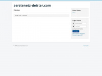 aerztenetz-deister.com Webseite Vorschau