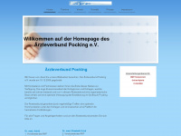 aerzteverbund-pocking.de Webseite Vorschau