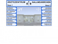 aerztezentrum-gallneukirchen.at Webseite Vorschau