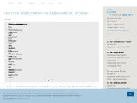 aerztezentrum-wohlen.ch Webseite Vorschau