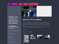 aes-showtechnik.de Webseite Vorschau