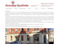 aesculap-apotheke-dresden.de Webseite Vorschau