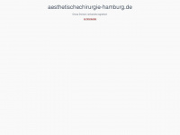 aesthetischechirurgie-hamburg.de Webseite Vorschau