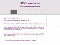 af-consultants.de Webseite Vorschau