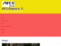 afc-esens.de Webseite Vorschau