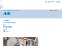 afp-chemie.de Webseite Vorschau