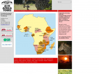 africatours.ch Webseite Vorschau