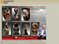afrikanische-kunst.de Webseite Vorschau