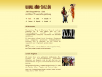 afro-tanz.de Webseite Vorschau
