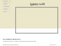 agatas-welt.de Webseite Vorschau
