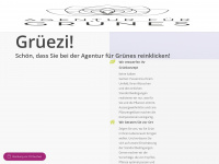 agenturfuergruenes.ch Webseite Vorschau