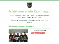 schuetzenverein-egelfingen.de Webseite Vorschau