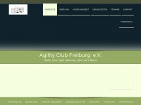 agility-club-freiburg.de Webseite Vorschau