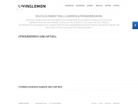 livinglemon.com Webseite Vorschau