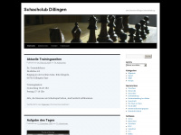schachclub-dillingen.de Webseite Vorschau