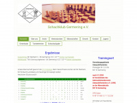schach-in-germering.de Webseite Vorschau