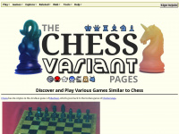 chessvariants.com Webseite Vorschau