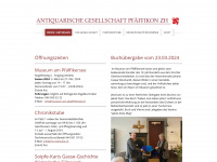 agp-pfaeffikon.ch Webseite Vorschau