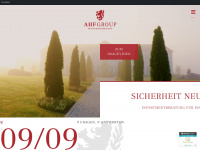 ahf-group.de Webseite Vorschau