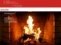 ahlers-brandschutz.de Webseite Vorschau