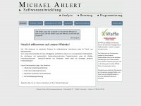 ahlert-software.de Webseite Vorschau