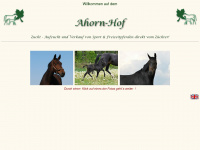 ahorn-hof.de Webseite Vorschau