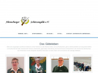 ahrensburger-schuetzengilde.de Webseite Vorschau
