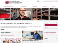 ahvpkmetzger.ch Webseite Vorschau