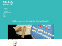 aidshilfe-zwickau.de Webseite Vorschau