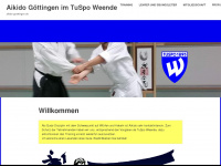 aikido-goettingen.de Webseite Vorschau