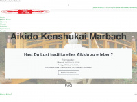 aikido-marbach.de Webseite Vorschau